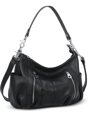 Stylish Leather Shoulder Hobo Bag | Versatile Crossbody Satchel Handbag for
